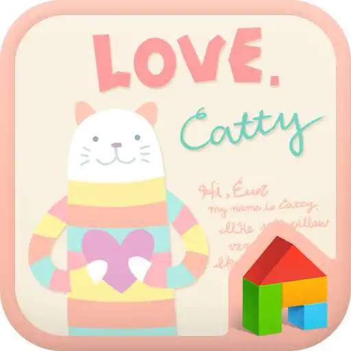 Run free android online LoveCatty dodol launcher theme APK