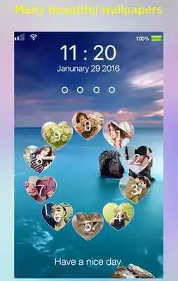 Play love circle lockscreen