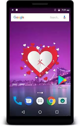 Play Love Clock Live Wallpaper