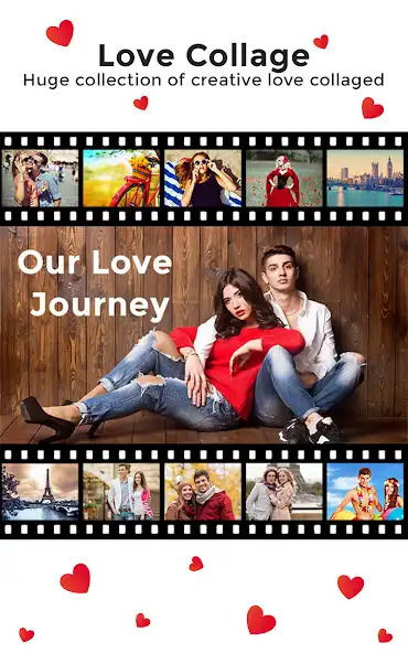 Play Love Collage : Photo Editor , Pic collage maker as an online game Love Collage : Photo Editor , Pic collage maker with UptoPlay