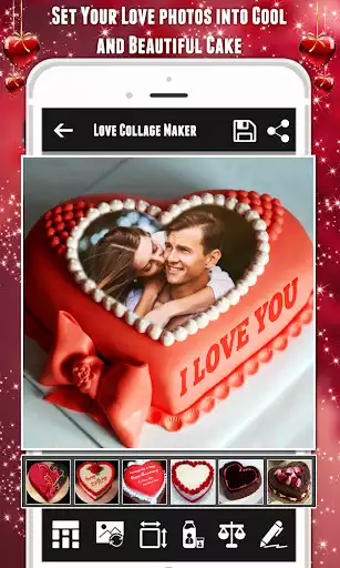 Play Love Collage Photo Editor as an online game Love Collage Photo Editor with UptoPlay