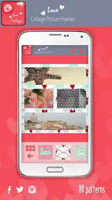 Play Love Collage Picture Frames