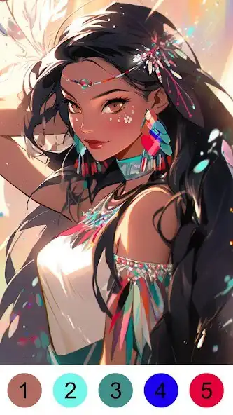 Play Love Color - paint by Number as an online game Love Color - paint by Number with UptoPlay