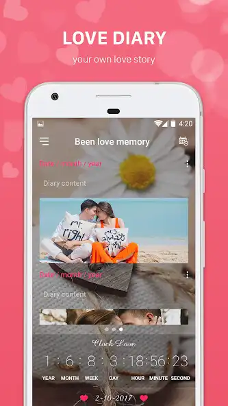 Play Love Days Counting - Love Diary 365 as an online game Love Days Counting - Love Diary 365 with UptoPlay