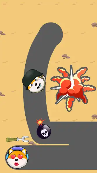 Play Love Doge Rescue: Draw To Save as an online game Love Doge Rescue: Draw To Save with UptoPlay