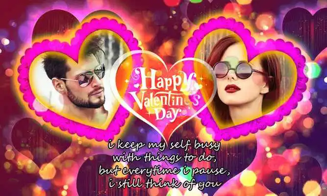 Play Love Dual Photo Frames - Love Heart Frame