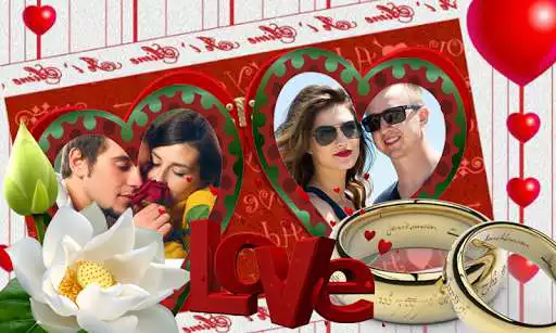 Play Love Dual Photo Frames as an online game Love Dual Photo Frames with UptoPlay