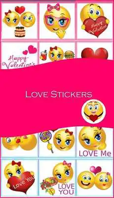Play Love Emoji and Free Stickers