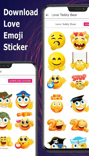 Play Love Emoji Stickers & Quote as an online game Love Emoji Stickers & Quote with UptoPlay