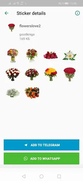 Play Love Flowers WASticker as an online game Love Flowers WASticker with UptoPlay