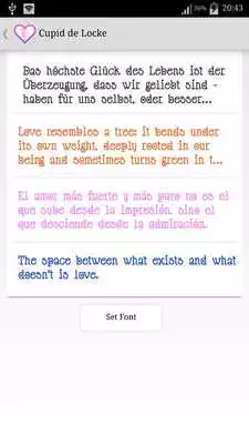Play Love Fonts
