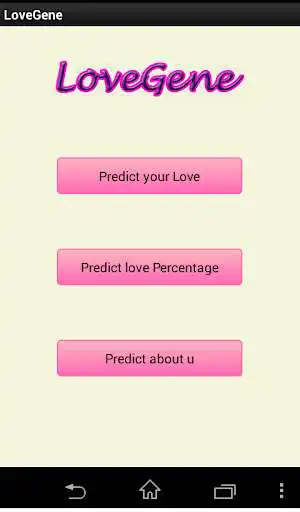 Play Love Gene - A Love Calculator
