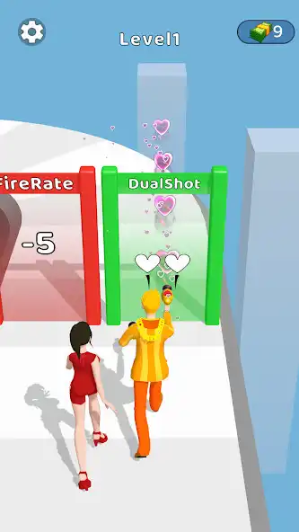 Play Love Gun Run as an online game Love Gun Run with UptoPlay