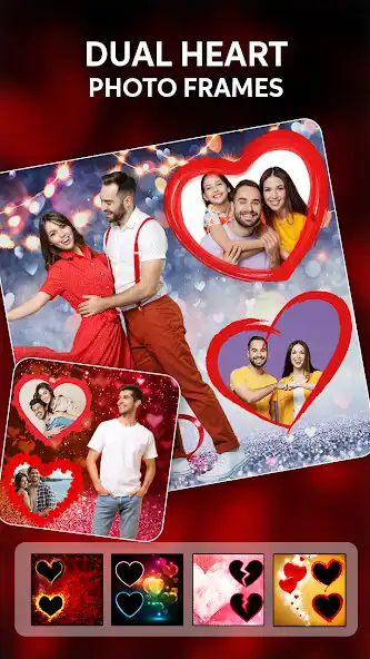 Play Love Heart Photo Frames 2023 as an online game Love Heart Photo Frames 2023 with UptoPlay