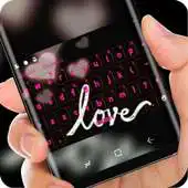 Free play online Love Heart Red Font Keypad Theme APK