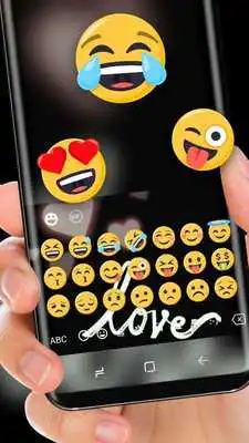 Play Love Heart Red Font Keypad Theme