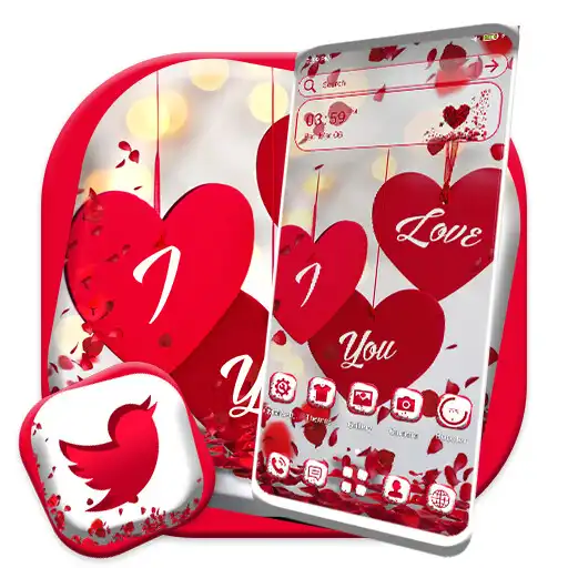 Play Love Heart Red Theme APK Play Love Heart Red Theme APK