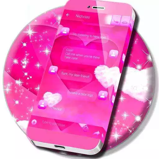 Free play online Love Heart SMS Theme APK Free play online Love Heart SMS Theme APK