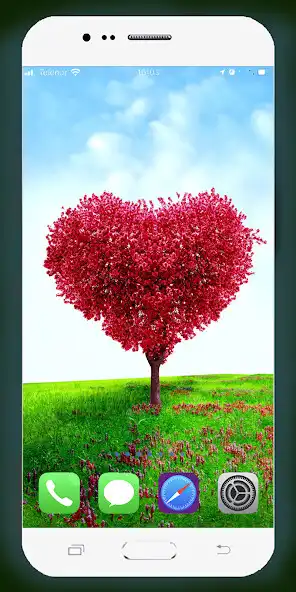 Play Love, Heart Tree Wallpaper as an online game Love, Heart Tree Wallpaper with UptoPlay