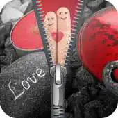 Free play online Love Heart Zipper Screen Lock APK