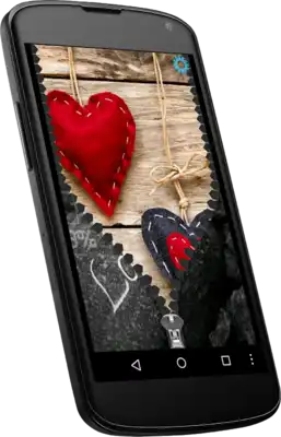 Play Love Heart Zipper Screen Lock
