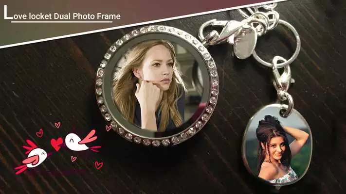 Play Love Locket Dual Photo Frames
