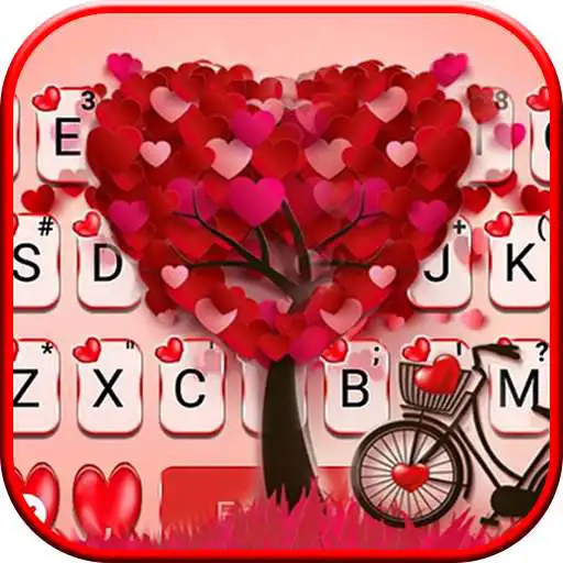Play Lovely 3d Pedals Heart Keyboard Theme APK