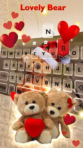 Play Lovely Bear - Keyboard Theme  and enjoy Lovely Bear - Keyboard Theme with UptoPlay