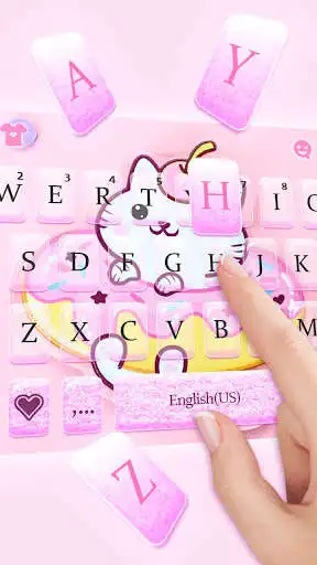Play Lovely Cat Donuts Keyboard Theme as an online game Lovely Cat Donuts Keyboard Theme with UptoPlay