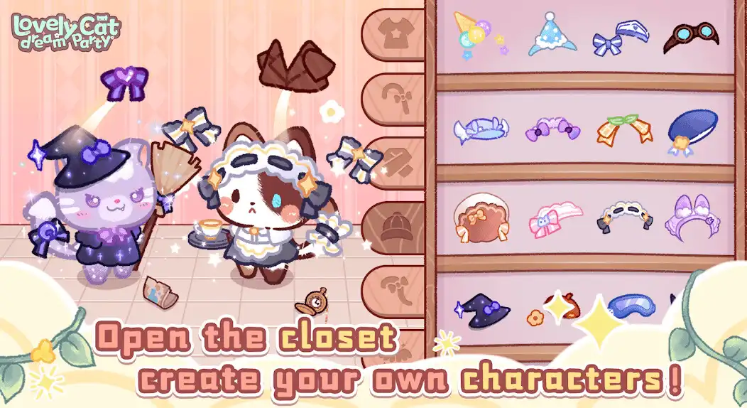 Play Lovely cat dream party  and enjoy Lovely cat dream party with UptoPlay