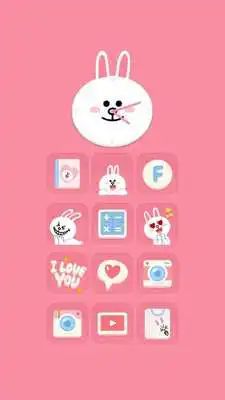 Play LovelyCony LINE Launcher theme