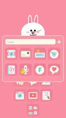 Play LovelyCony LINE Launcher theme