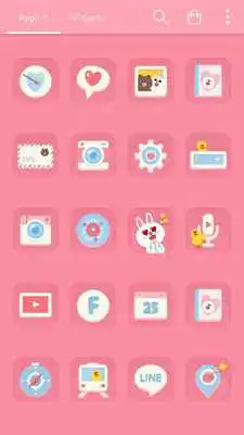 Play LovelyCony LINE Launcher theme