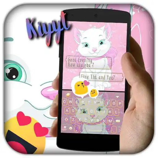 Play Lovely Cute Pink Cat keyboard Theme APK Play Lovely Cute Pink Cat keyboard Theme APK