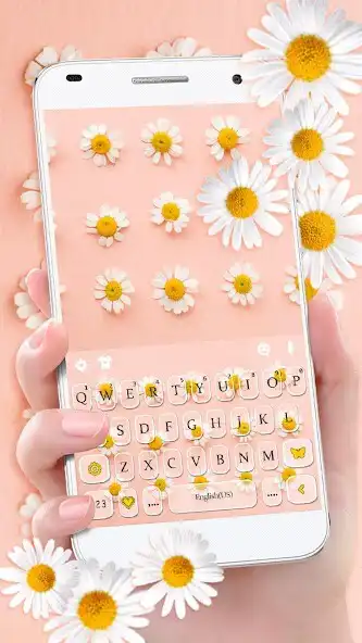 Play Lovely Daisy Keyboard Theme  and enjoy Lovely Daisy Keyboard Theme with UptoPlay
