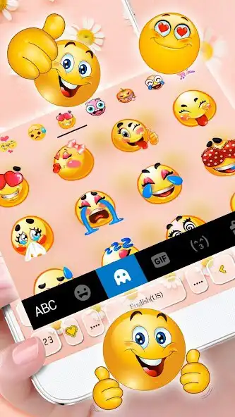 Play Lovely Daisy Keyboard Theme as an online game Lovely Daisy Keyboard Theme with UptoPlay