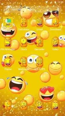 Play Lovely Emoji APUS Launcher theme Play Lovely Emoji APUS Launcher theme