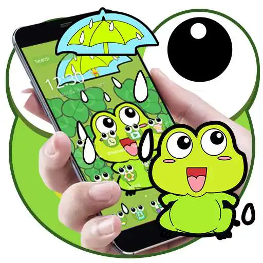 Play Lovely Frog Big Eye Raindrop Cartoon Theme APK Play Lovely Frog Big Eye Raindrop Cartoon Theme APK