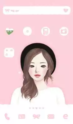 Play Lovely girl(pink love)dodol