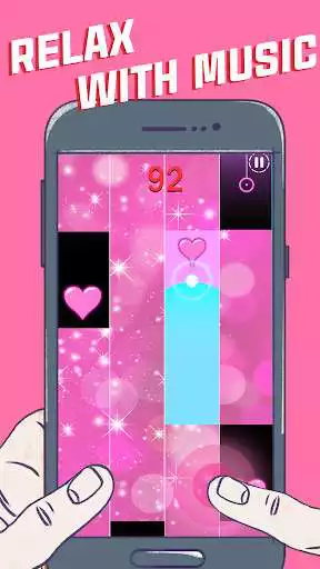 Play Lovely Heart Piano Tiles