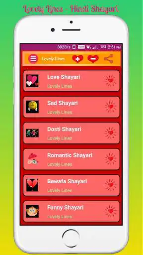 Play Lovely Lines - Hindi Shayari, Jokes & Quotes as an online game Lovely Lines - Hindi Shayari, Jokes & Quotes with UptoPlay