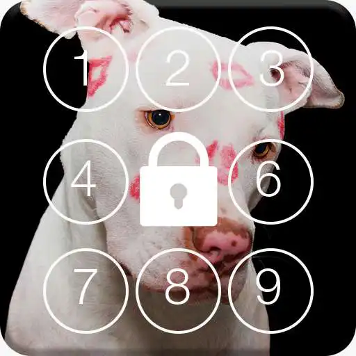Run free android online Lovely Love Dog Screen Lock APK