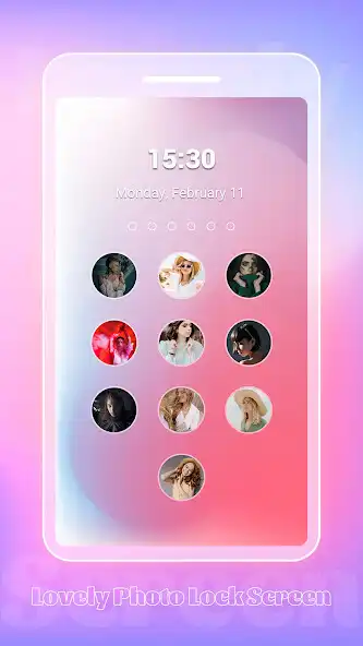 Play Lovely Photo Lock Screen as an online game Lovely Photo Lock Screen with UptoPlay