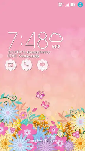 Play Lovely Pink ASUS ZenUI Theme  and enjoy Lovely Pink ASUS ZenUI Theme with UptoPlay