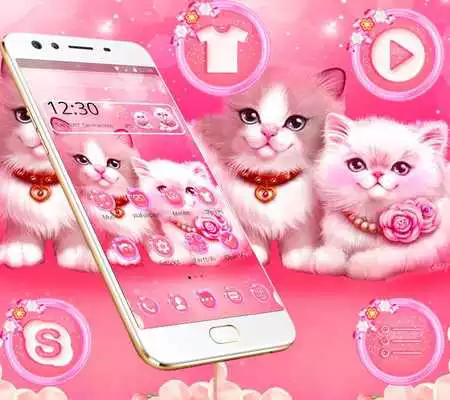 Play Lovely Pink Cat Theme