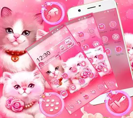 Play Lovely Pink Cat Theme