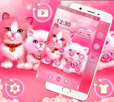 Play Lovely Pink Cat Theme