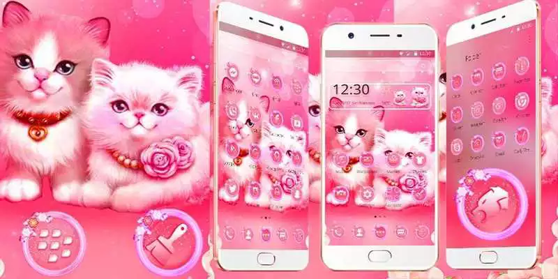 Play Lovely Pink Cat Theme