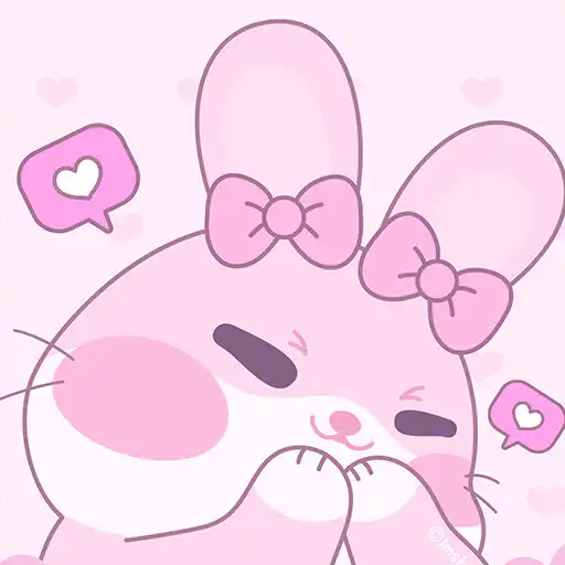 Play Lovely pink rabbit theme APK Play Lovely pink rabbit theme APK