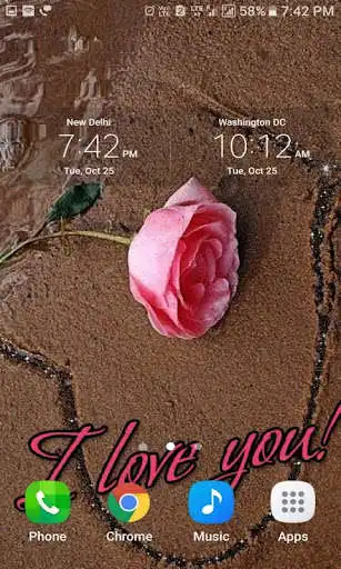 Play Lovely Pink Rose LWP  and enjoy Lovely Pink Rose LWP with UptoPlay